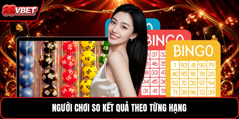 Người chơi so kết quả theo từng hạng
